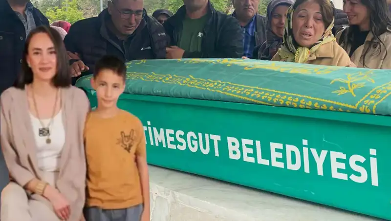 Merve Öğretmen ve Oğlu, Duygu Dolu Veda Töreniyle Uğurlandı