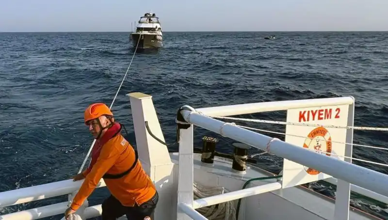 Marmaris’te Sürüklenen Tekne Dramı: Kurtarma Operasyonu Başarıyla Sonuçlandı