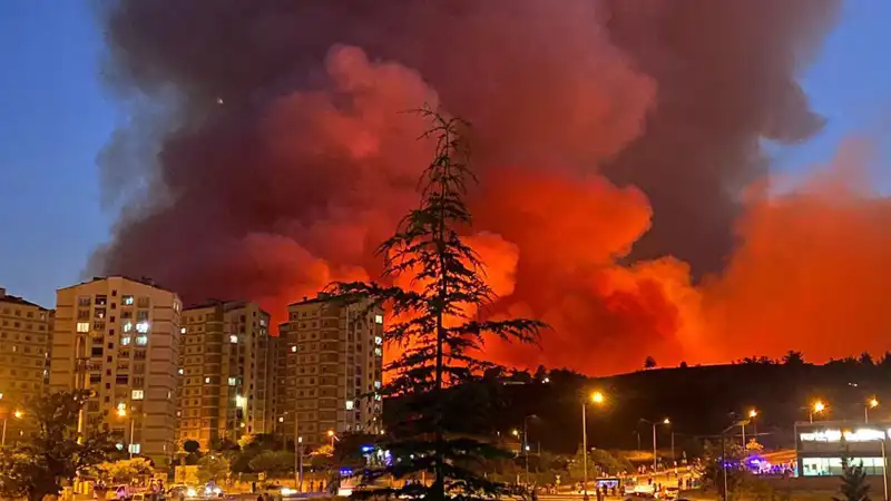 Bursa'da Sıra Dışı Yangınlar Şehri Korkuttu, Vatandaşlar Endişede!