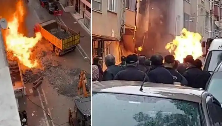 İstanbul'da Doğalgaz Patlaması: Panik ve Çığlıklar Sokağı Sardı!