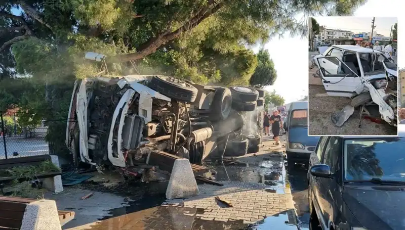 Freni Patlayan Kamyon, Trafikte Paniğe Neden Oldu!