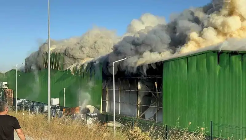 Balıkesir'deki Fabrika Yangınında İki Can Kaybı, 1 Kişi Tutuklandı