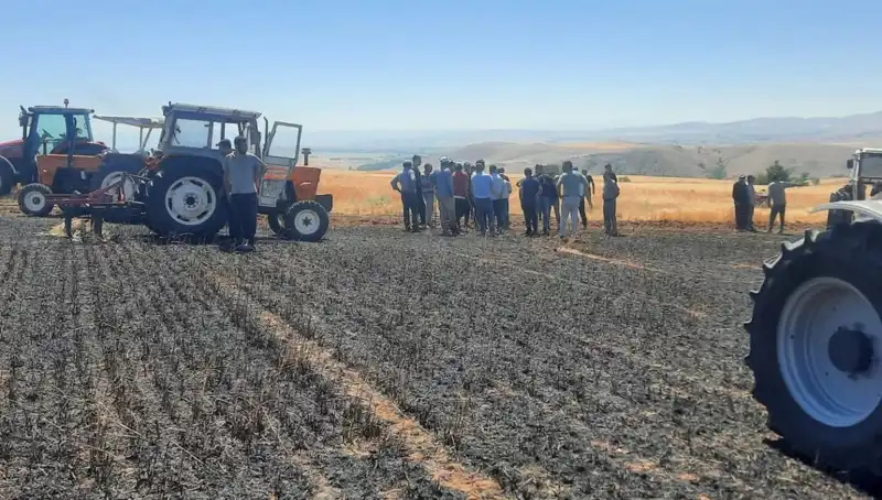 Yozgat’ta Yangın Felaketi: 100 Dönüm Tarım Arazisi Kül Oldu
