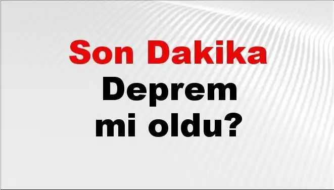 Muğla'da Son Dakika Deprem: Şiddeti ve Merkez Üssü Belirlendi!