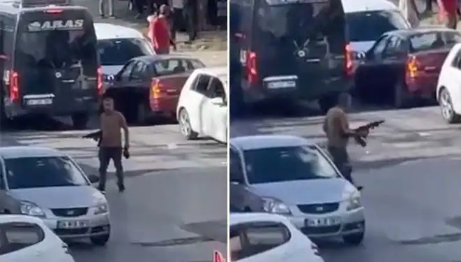 Başakşehir’de Korku Dolu Anlar: Pompalı Tüfek ile Sokağa Çıktı