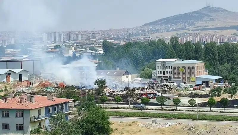 Otluk Alandan Yükselen Alevler, Depoyu Küller İçinde Bıraktı